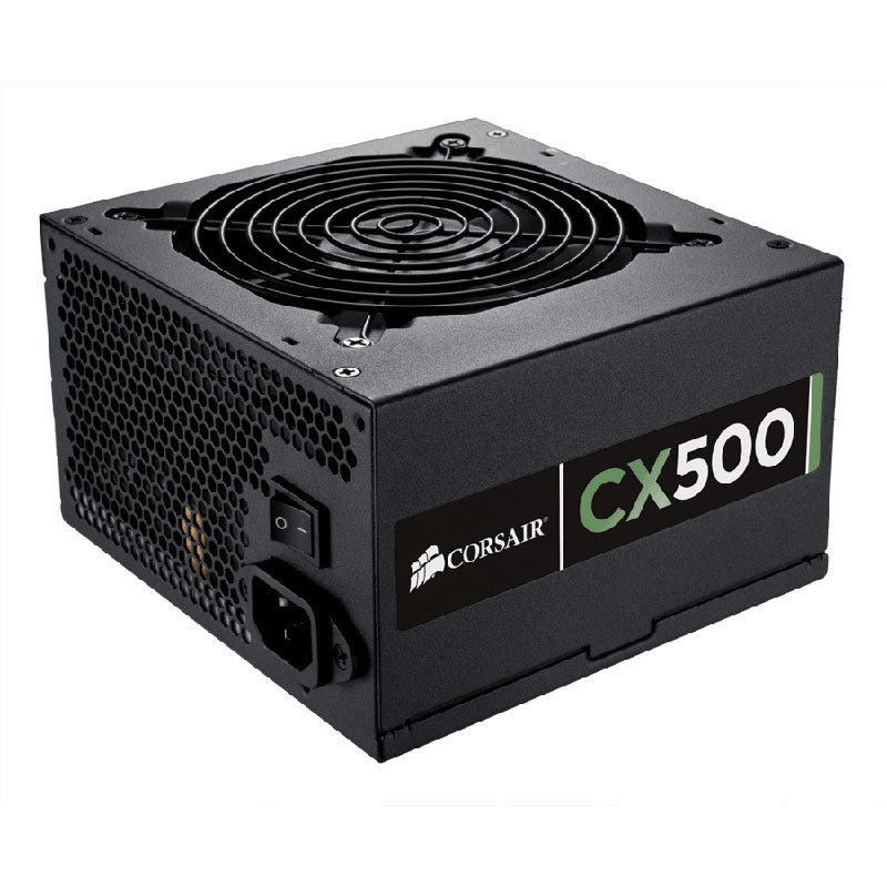Fuente de Poder Corsair CX500, 24-pin ATX, 500W