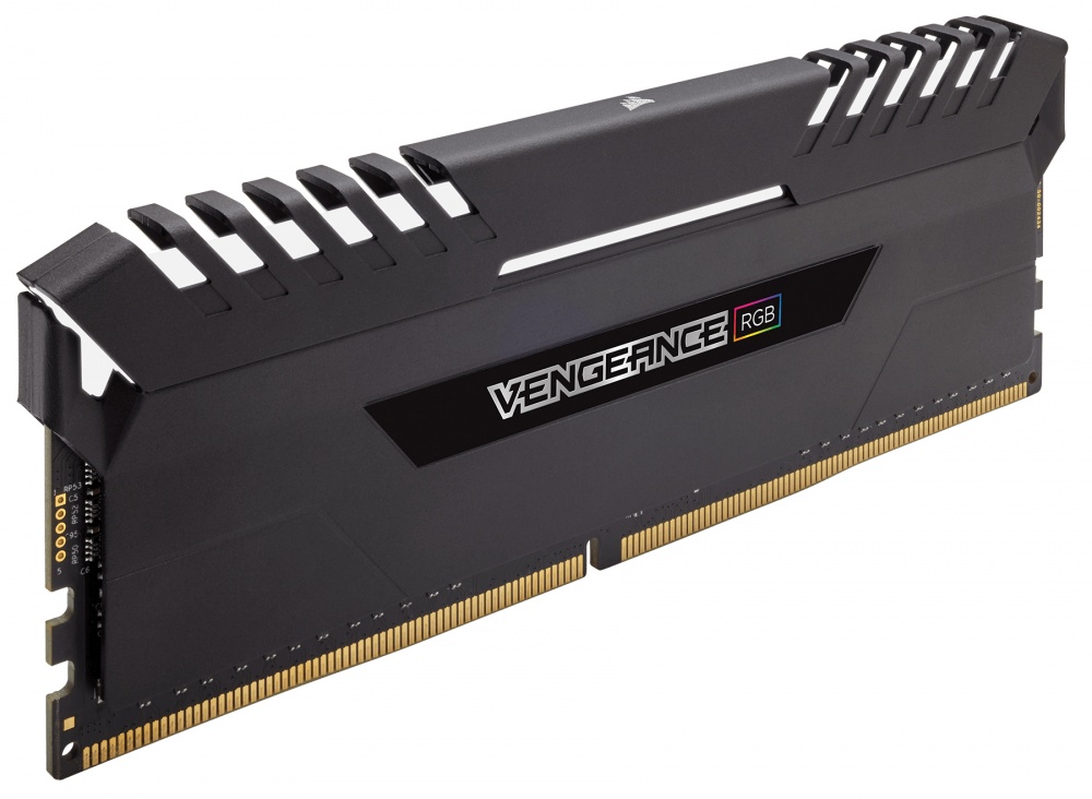 Kit Memoria RAM Corsair Vengeance RGB DDR4, 3200MHz, 32GB (2 x 16GB), CL16, XMP