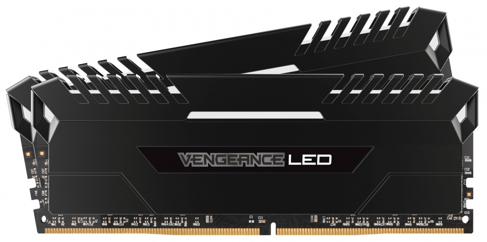 Kit Memoria RAM Vengeance LED DDR4, 2666MHz, 16GB (2 x 8GB), CL16, XMP