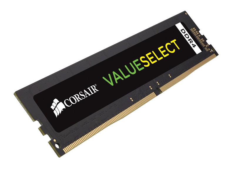 Memoria RAM Corsair ValueSelect DDR4, 2400MHz, 8GB, CL16, XMP 
