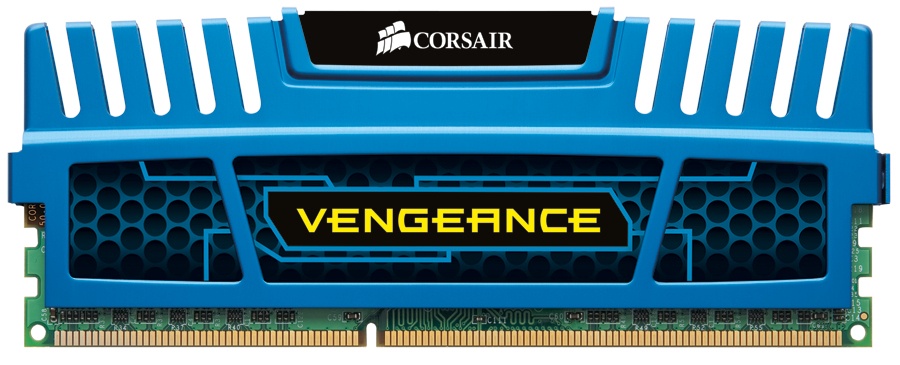 Memoria RAM Corsair Vengeance DDR3, 1600MHz, 4GB, CL9, Azul
