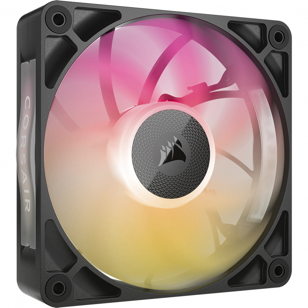 Ventilador Corsair iCUE LINK RX120 MAX, 120mm, 2000RPM, RGB, Negro