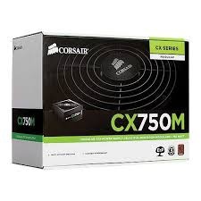 Fuente de Poder Corsair Modular CX750M 80 PLUS Bronze, ATX, 120mm, 750W