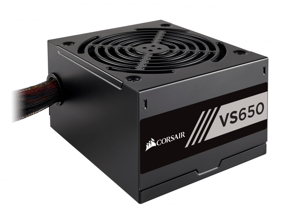 Fuente de Poder Corsair VS650 80 PLUS White, 24-pin ATX, 120mm, 650W