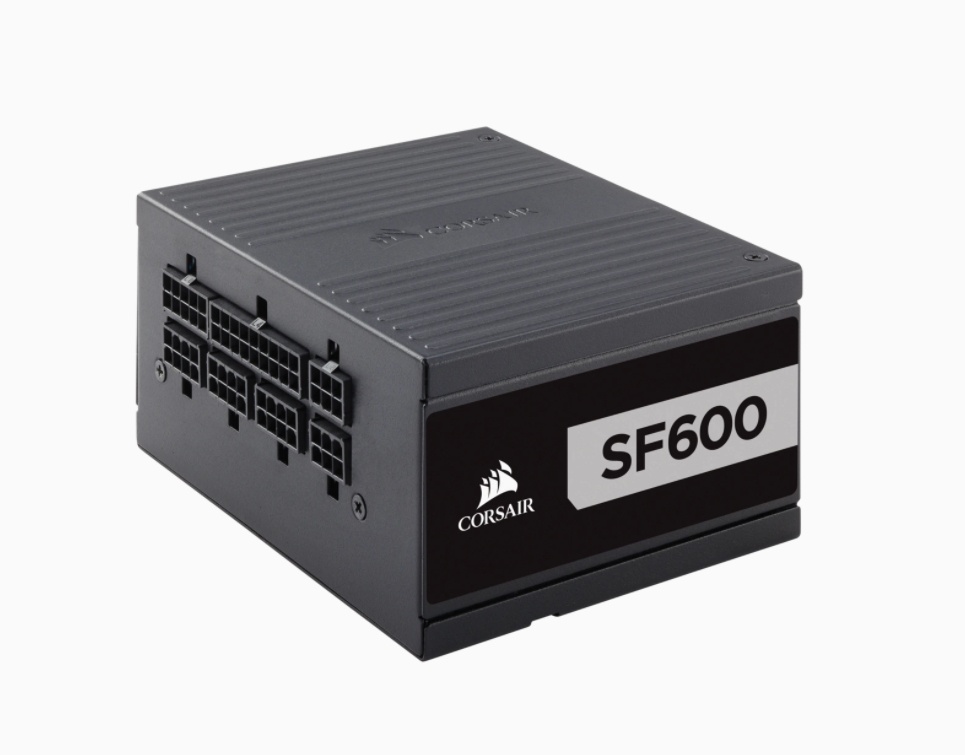 Fuente de Poder Corsair SF600 PLUS 80 PLUS Platinum, SFX, 600W