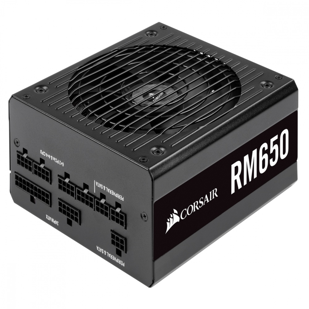 Fuente de Poder Corsair RM650 80 PLUS Gold, ATX, 135mm, 650W