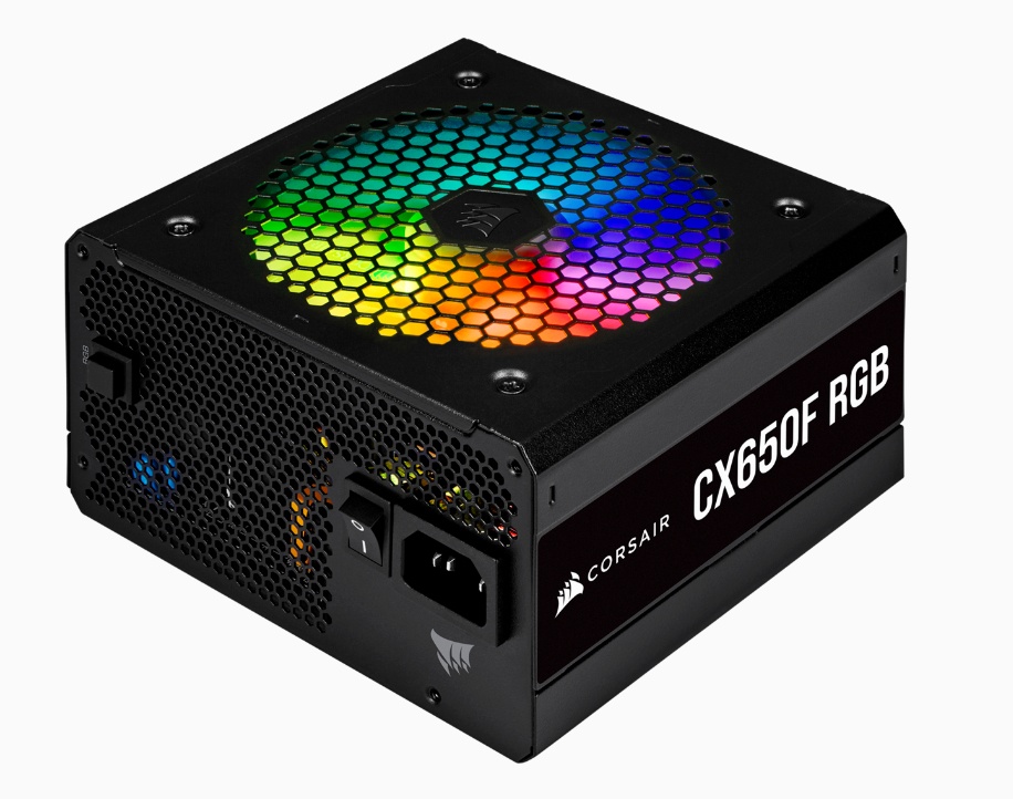 Fuente de Poder Corsair CX650F 80 PLUS Bronze, 24-pin, 120mm, 650W, Negro