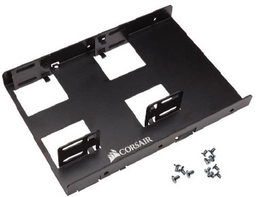 Corsair Bracket Dual para Montaje de SSD 2.5/3.5", Negro