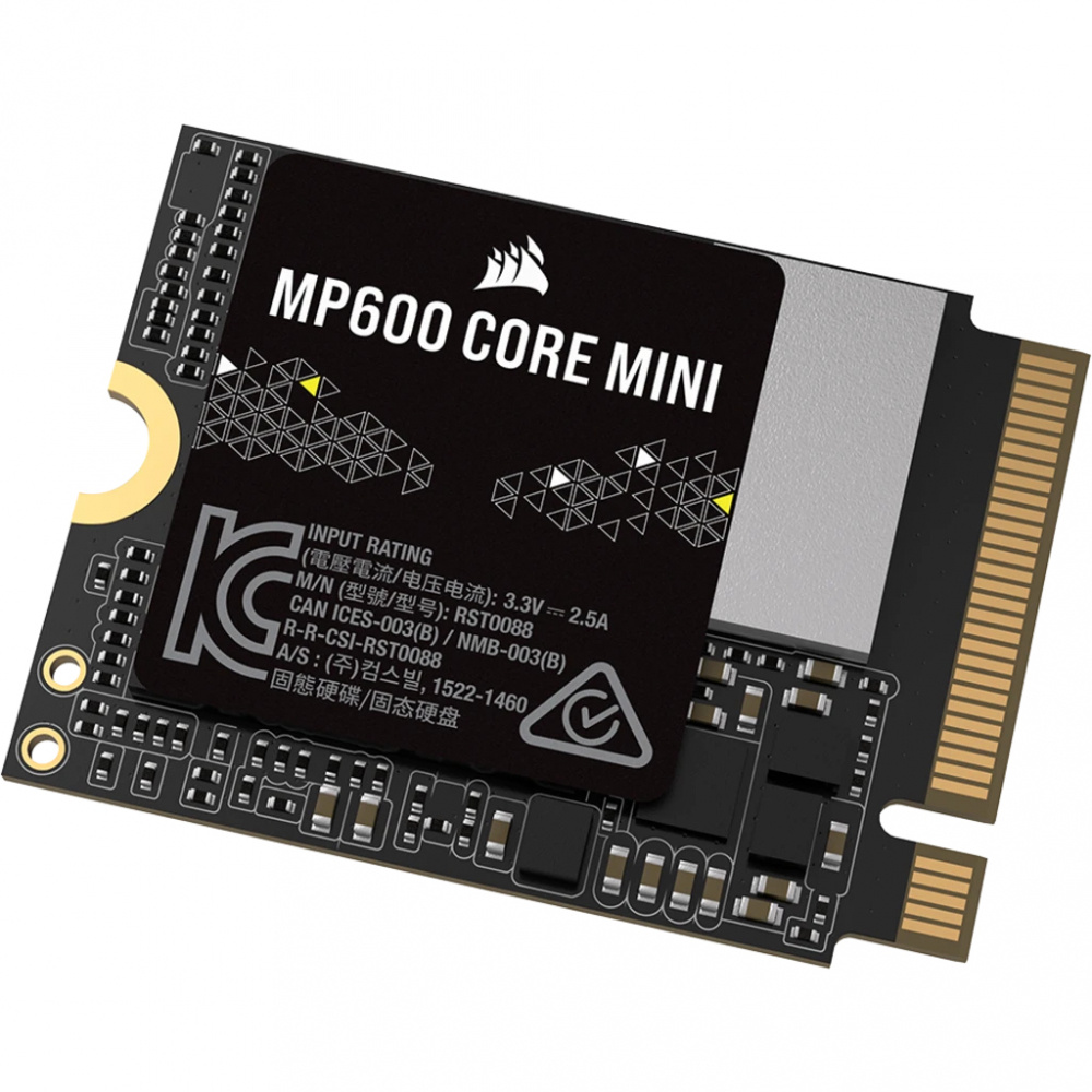 SSD Corsair MP600 CORE MINI NVMe, 1TB, M.2, 3800 MB/s Escritura, 5000 MB/s Lectura, PCI Express 4.0 