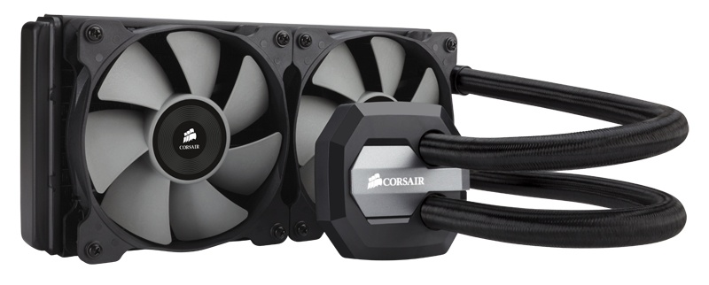 Corsair Hydro Series H100i GTX Enfriamiento Líquido de Rendimiento Extremo para CPU, 2x 120mm, 2100RPM