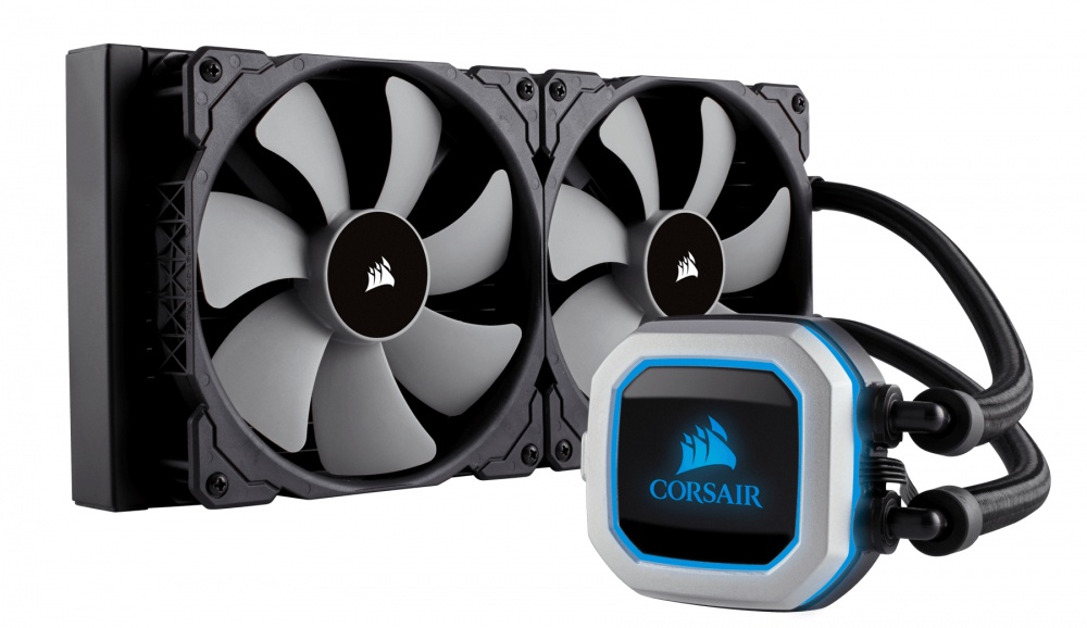 Corsair H115i PRO Enfriamiento Liquido para CPU, 2x 140mm, 1200RPM