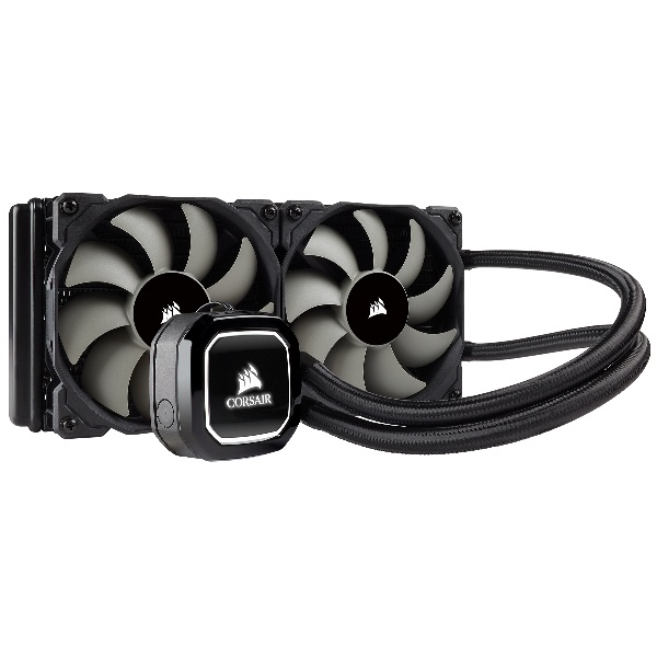 Corsair Hydro H100x Enfriamiento Liquido para CPU, 2x 120mm, 600 - 1700RPM ― Requiere Kit de Actualización para Socket S-1700