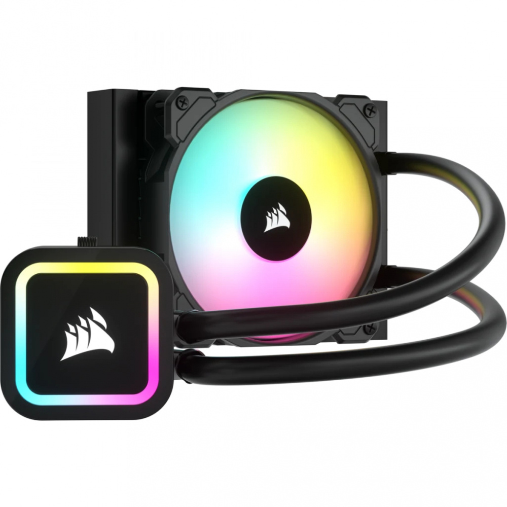 Corsair iCUE H60x RGB ELITE Enfriamiento Líquido para CPU, 1x 120mm, hasta 1500RPM, Negro 