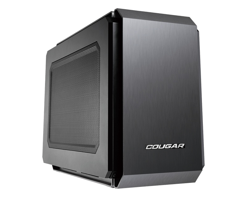 Gabinete Cougar QBX, Mini-Tower, Mini-ITX, USB 3.0, sin Fuente, Negro