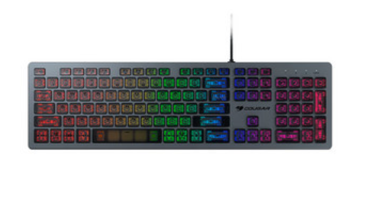 Teclado Gamer Cougar Vantar AX RGB, Switch Tijera, Alámbrico, Negro (Inglés)