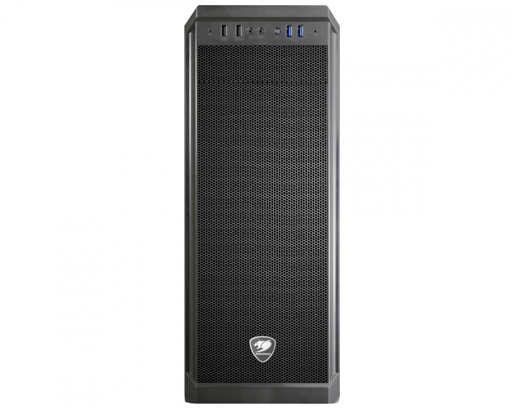 Gabinete Cougar MX330-G, Midi-Tower, ATX/Micro-ATX/Mini-ITX, USB 2.0/3.0, sin Fuente, 1 Ventilador Instalado, Negro