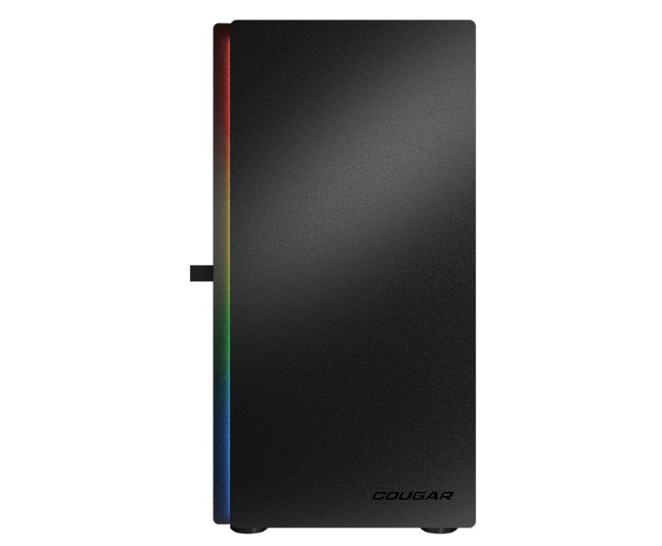 Gabinete Cougar Purity RGB, Mini-Tower, Micro-ATX/Mini-ITX, USB 2.0/3.0, sin Fuente, 1 Ventilador Instalado, Negro