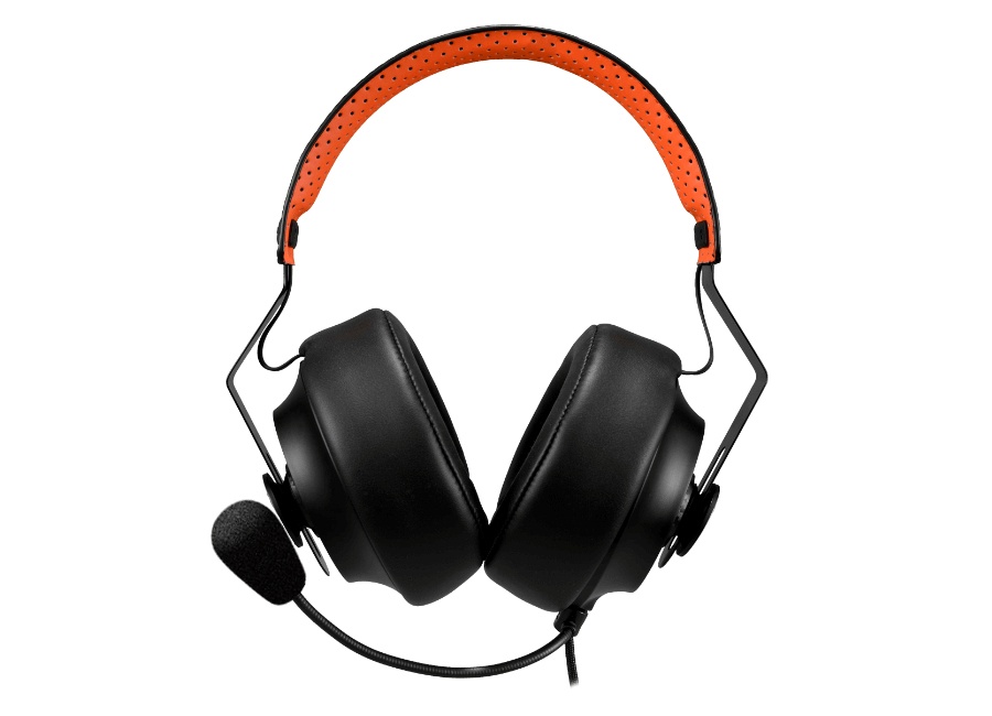 Cougar Audífonos Gamer Phontum S, Alámbrico, 1.2 Metros, 3.5mm, Negro/Naranja