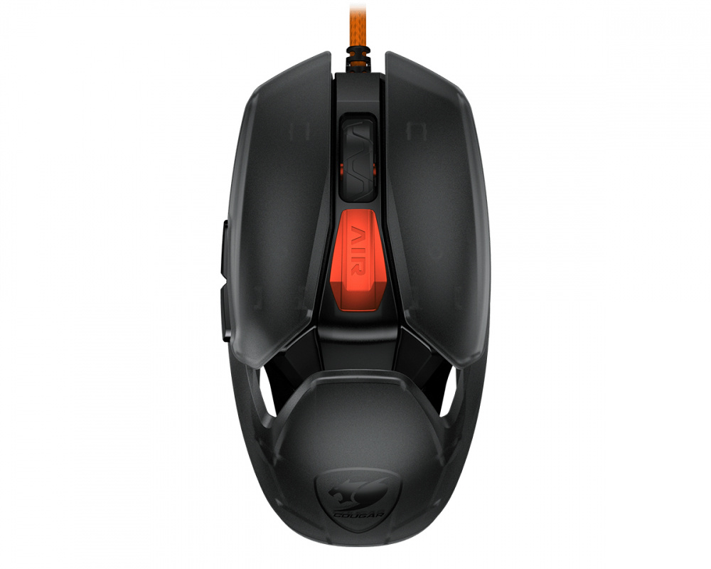 Mouse Gamer Ergonómico Cougar AirBlader Tournament, Alámbrico, Óptico, 20.000DPI, USB-A, Negro