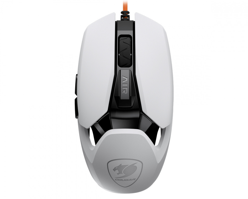 Mouse Gamer Ergonómico Cougar AirBlader Tournament, Alámbrico, Óptico, 20.000DPI, USB-A, Blanco 