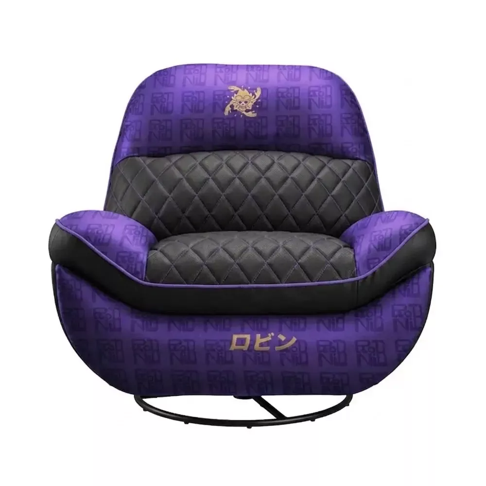 Cougar Sofá Gamer Overlord One Piece, hasta 160kg, Negro/Morado