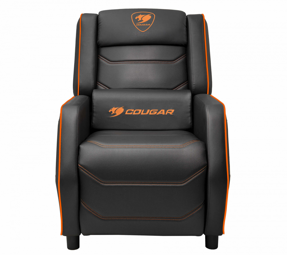 Cougar Sofá Gamer Ranger S, hasta 160kg, Negro/Naranja