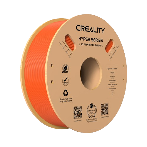Creality Bobina de Filamento PLA HYPER, Diámetro 1.75mm, 1kg, Naranja