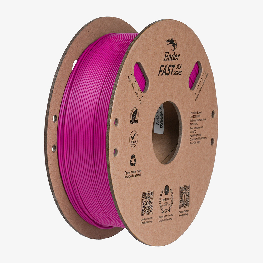 Creality Bobina de Filamento PLA Hyper, Diámetro 1.75mm, 1kg, Morado