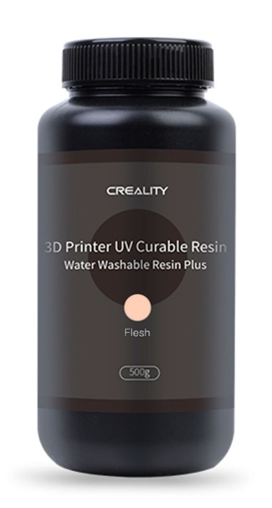 Creality Resina para Impresora 3D 33302010046, Lavable Plus, 500g, Beige