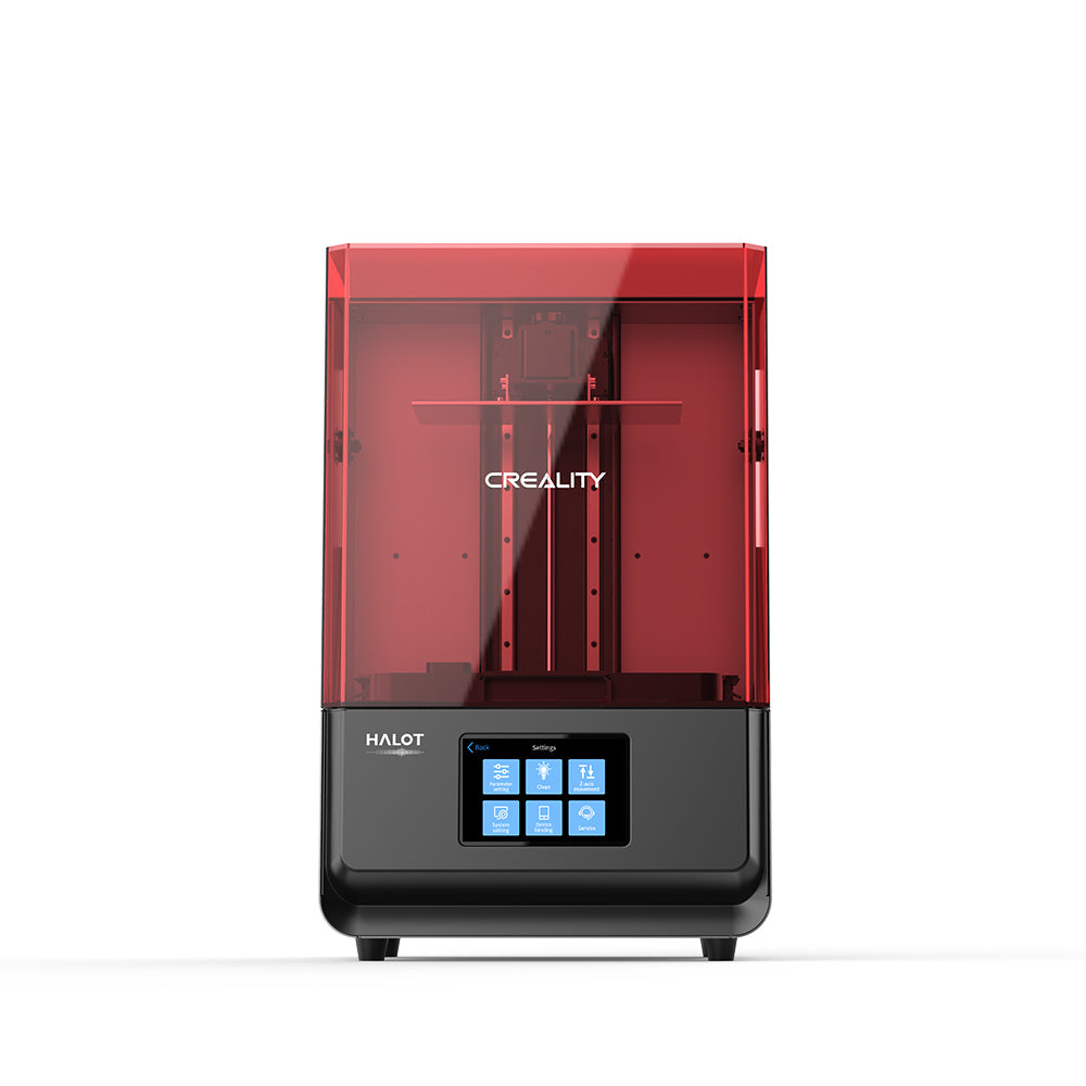 Creality Impresora 3D Halot-Max, 29.3 x 16.5 x 30cm, Gris/Rojo