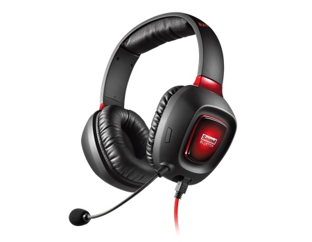 Creative Labs Audífonos Gamer Sound Blaster Tactic3D Rage USB V2.0 para PS4, Alámbrico, 1.2 Metros, 3.5mm/USB, Negro/Rojo