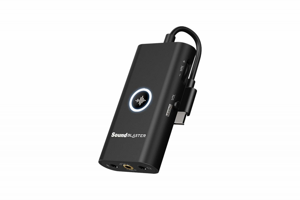 Creative Labs Adaptador de Audio USB-C - DAC, Negro