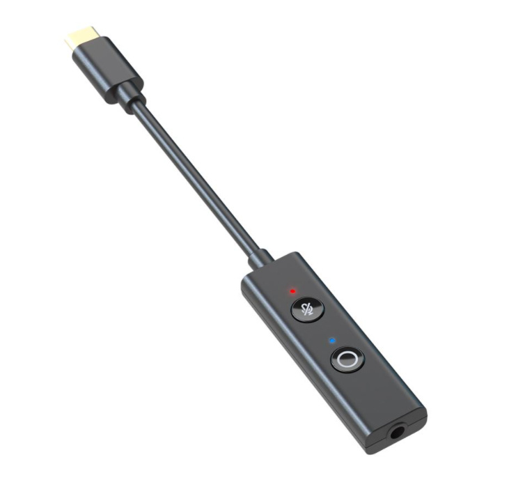 Creative Labs Adaptador de Audio USB-C - 3.5mm, Negro