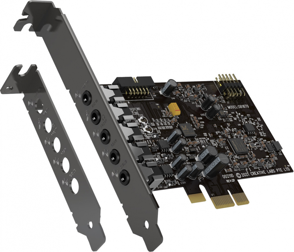 Creative Labs Tarjeta de Sonido Sound Blaster Audigy Fx V2, 5.1 Canales, PCI Express