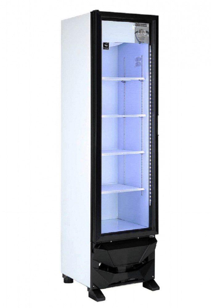 Criotec Refrigerador CFX11SL, 11 Pies Cúbicos, Negro/Blanco