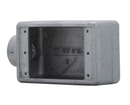 Crouse-Hinds Caja Condulet Rectangular FS-1, 1/2", Aluminio