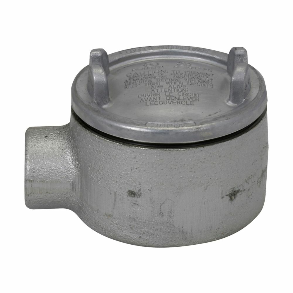 Crouse-Hinds Caja Condulet a Prueba de Explosión GUA16, 1/2", Gris