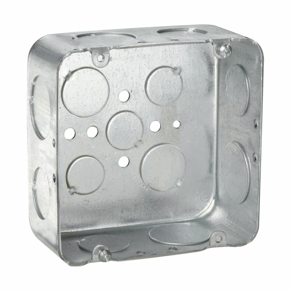 Crouse-Hinds Caja Cuadrada de Pared TP558, 1", Acero