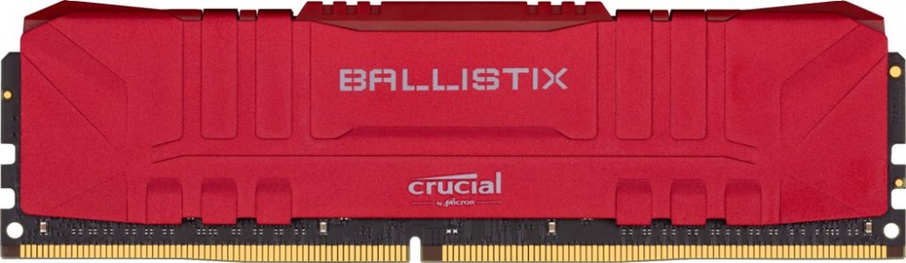 Memoria RAM Crucial Ballistix Rojo DDR4, 3200MHz, 16GB, Non-ECC, CL16, XMP