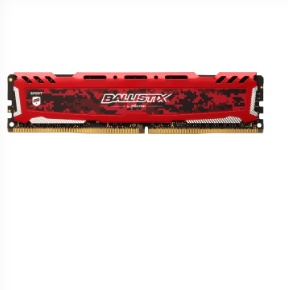 Memoria RAM Crucial Ballistix Sport LT Red DDR4, 2666MHz, 4GB, Non-ECC, CL16