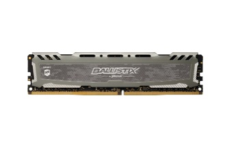 Memoria RAM Crucial Ballistix Sport LT Gray DDR4, 2400MHz, 8GB, Non-ECC, CL16, XMP