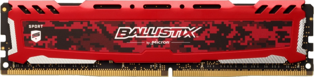 Memoria RAM Crucial Ballistix Sport LT Red DDR4, 3200MHz, 8GB, Non-ECC, CL16