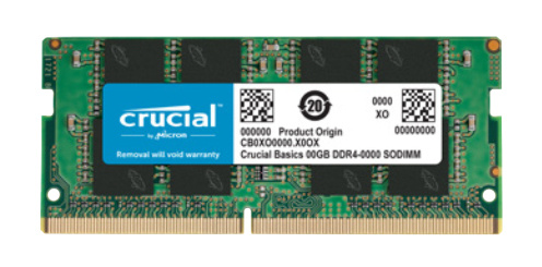 Memoria RAM Crucial Basics DDR4, 2666MHz, 16GB, CL19, SO-DIMM