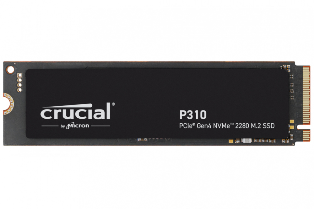 SSD Crucial P310 NVMe, 1TB, M.2, 6000 MB/s Escritura, 7100 MB/s Lectura, PCI Express 4.0 