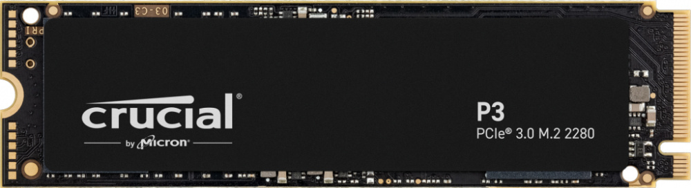 SSD Crucial P3 NVMe, 2TB, PCI Express 3.0, M.2
