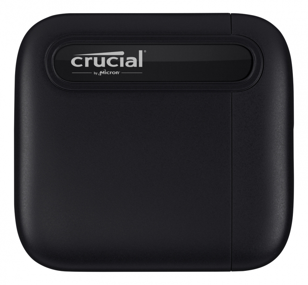 SSD Externo Crucial X6, 2TB, USB-C, Negro 