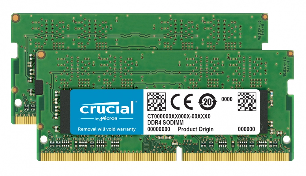 Kit Memoria RAM Crucial DDR4, 2400MHz, 32GB (2 x 16GB), Non-ECC, CL17, SO-DIMM