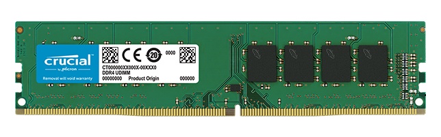 Memoria RAM Crucial DDR4, 2400MHz, 4GB, Non-ECC, CL17, Single Rank x8