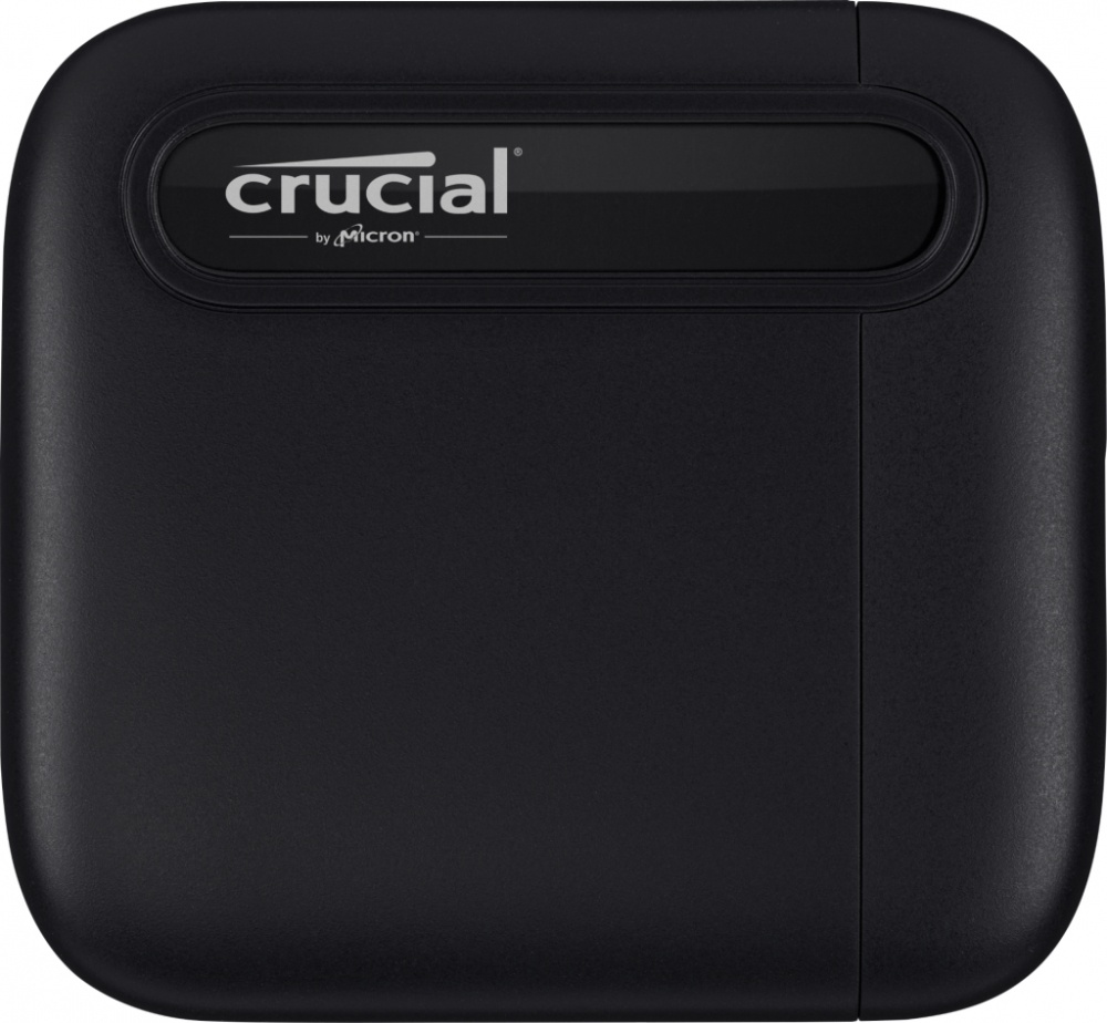 SSD Externo Crucial X6, 500GB, USB 3.2, Negro