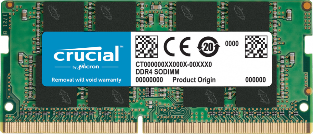 Memoria RAM Crucial CT8G4SFRA32A DDR4, 3200MHz, 8GB, Non-ECC, CL22, SO-DIMM